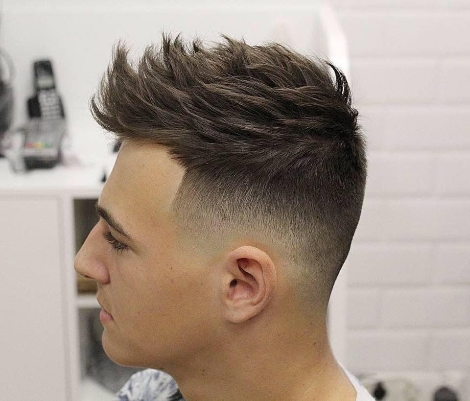 Textured fade, fresh off the chair